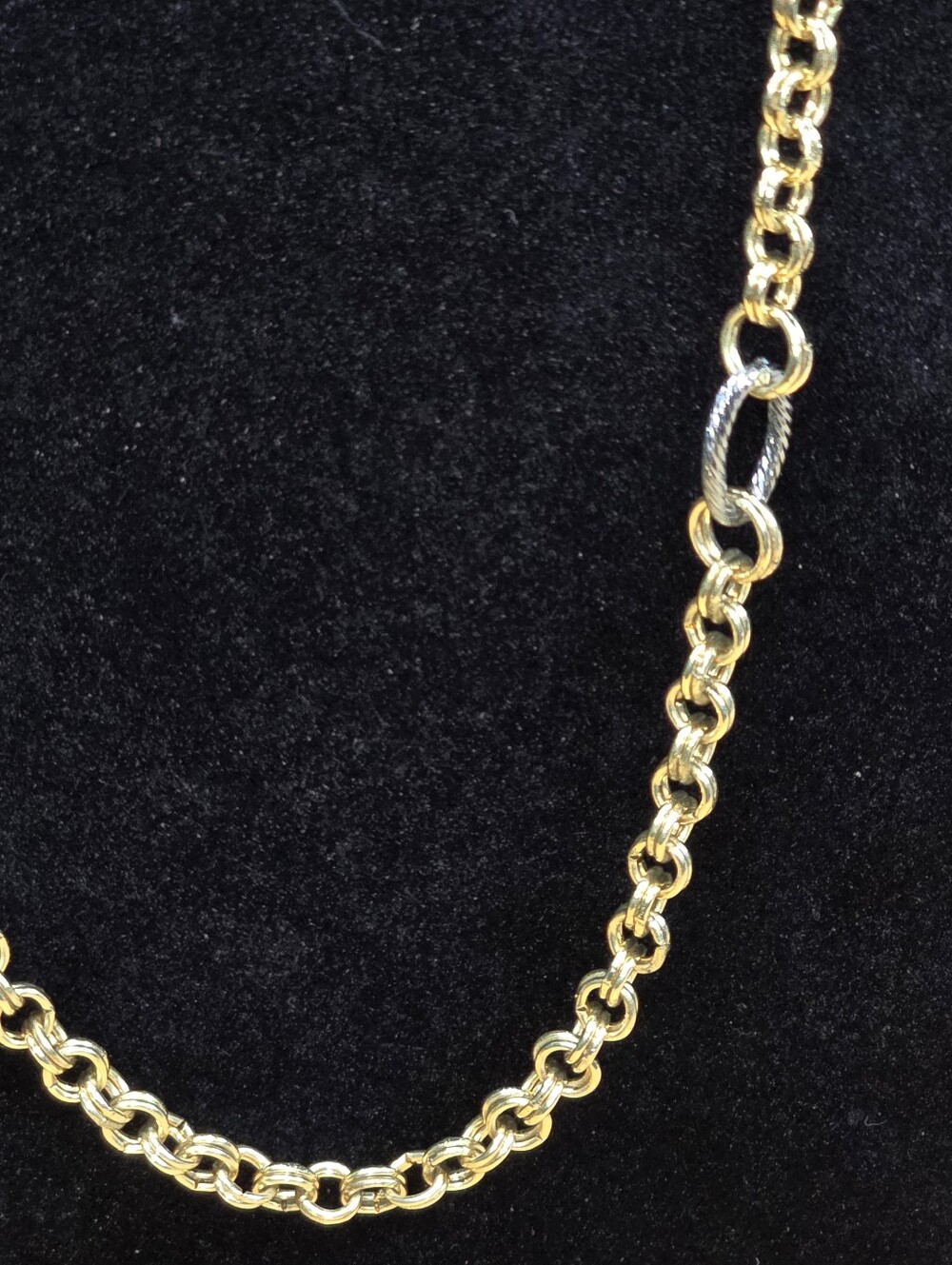Gold Chain Link Long Necklace - Women Jewelry